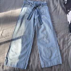 Lauren Ralph Lauren patch pocket wide leg jeans